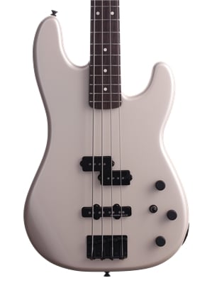 Fender Duff McKagan Precision Bass Pearl White with Gig Bag Front View